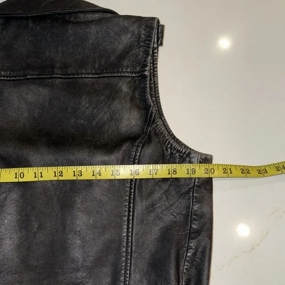 Topshop Leather Vest - Picture 4 of 6